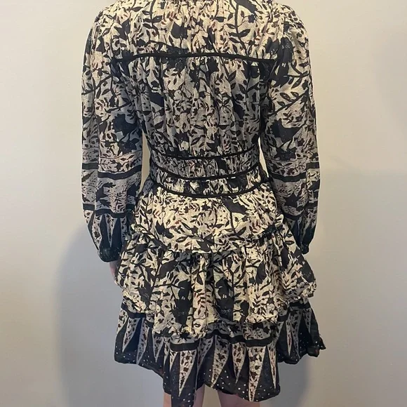 RUFFLE BOHO DRESS - Picture 6 of 9